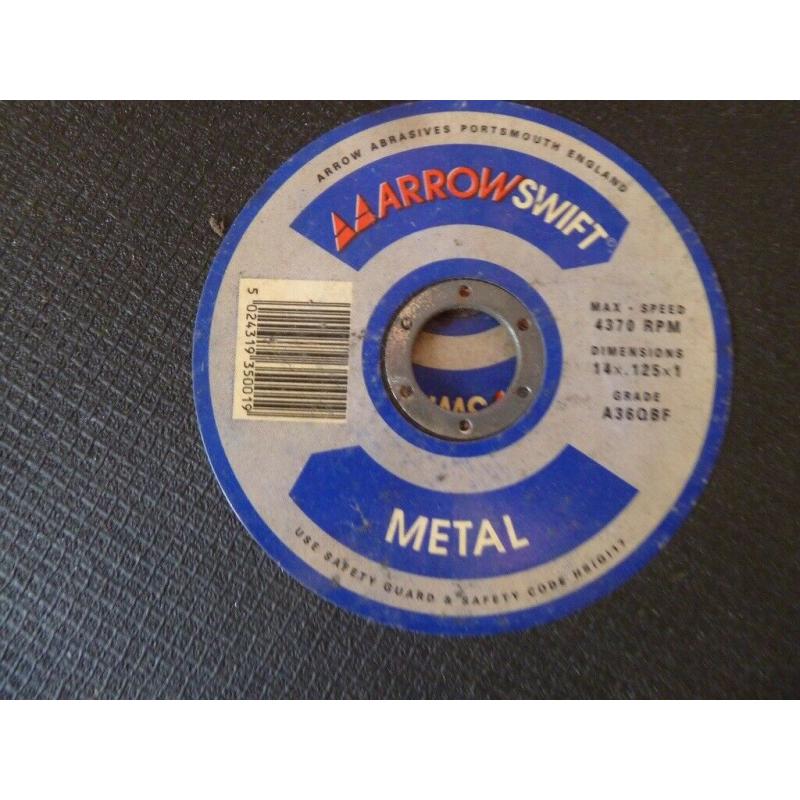 2 Metal cutting Disc 14;x 1/8 ;x 1 bore.