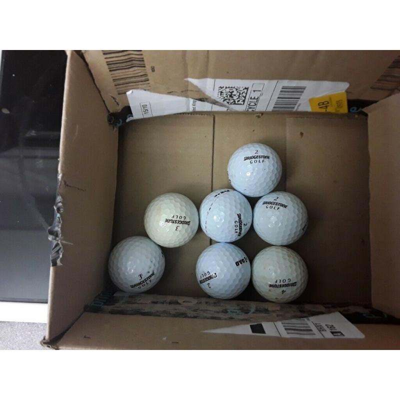 7 Brigestone golf balls for sale