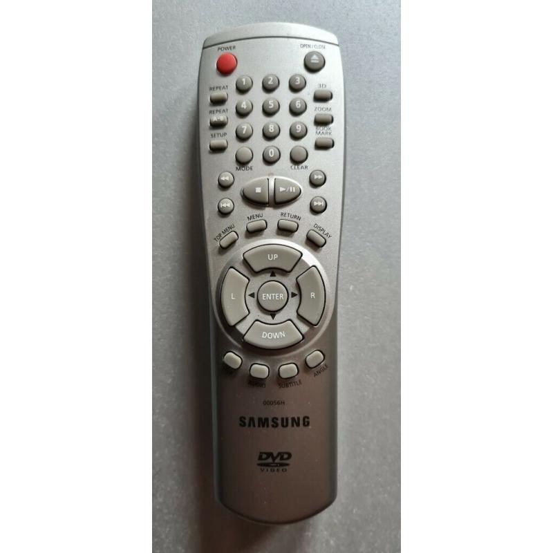 Genuine Original Samsung 00056H DVD Remote Control Tested and Cleaned