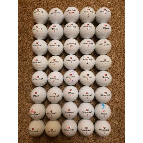Wilson Staff golf balls