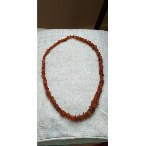 Antique amber necklace 28"