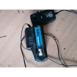 Mac allister 18v battery and charger