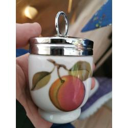 2 Royal Worcester egg coddlers with lids ?10 each