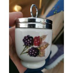 2 Royal Worcester egg coddlers with lids ?10 each