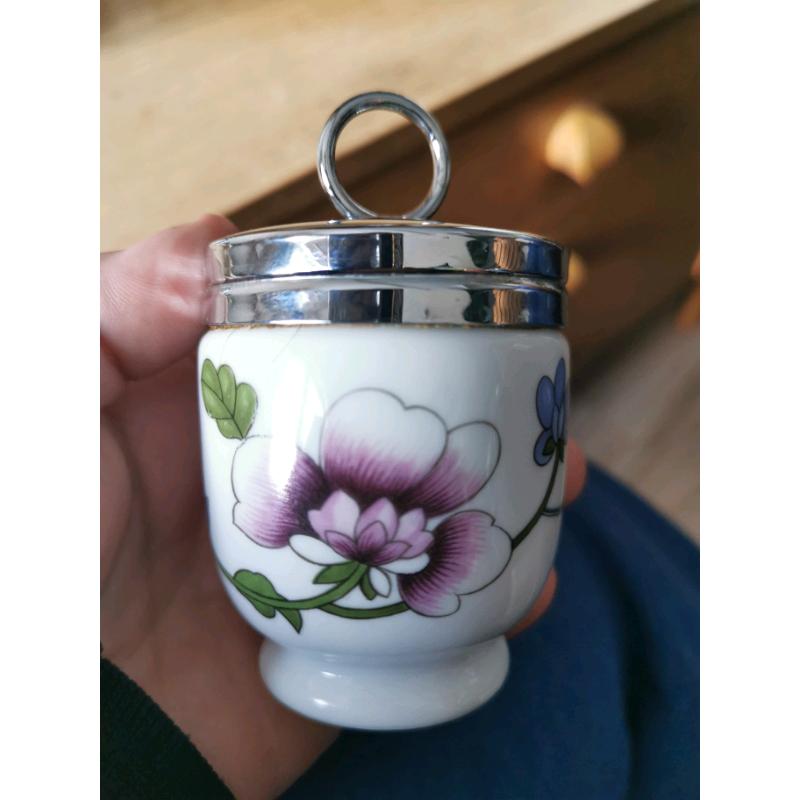 2 Royal Worcester egg coddlers with lids ?10 each