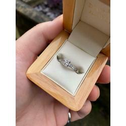 Platinum wedding ring