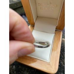 Platinum wedding ring