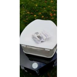 NEW Savanah Raised Toilet Seat with Lid - 6 Inch