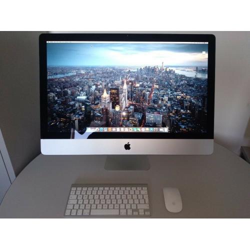APPLE WORKSTATION iMAC 27 - 16GB - INTEL QUAD i5 - RADEON - 1TB SSHD - SOFT - WARRANTY - DELIVERY