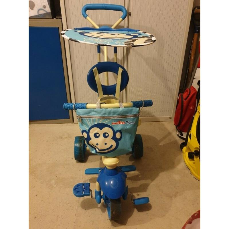 smarTrike Touch Steering 4-in-1 Safari Ride On - Monkey