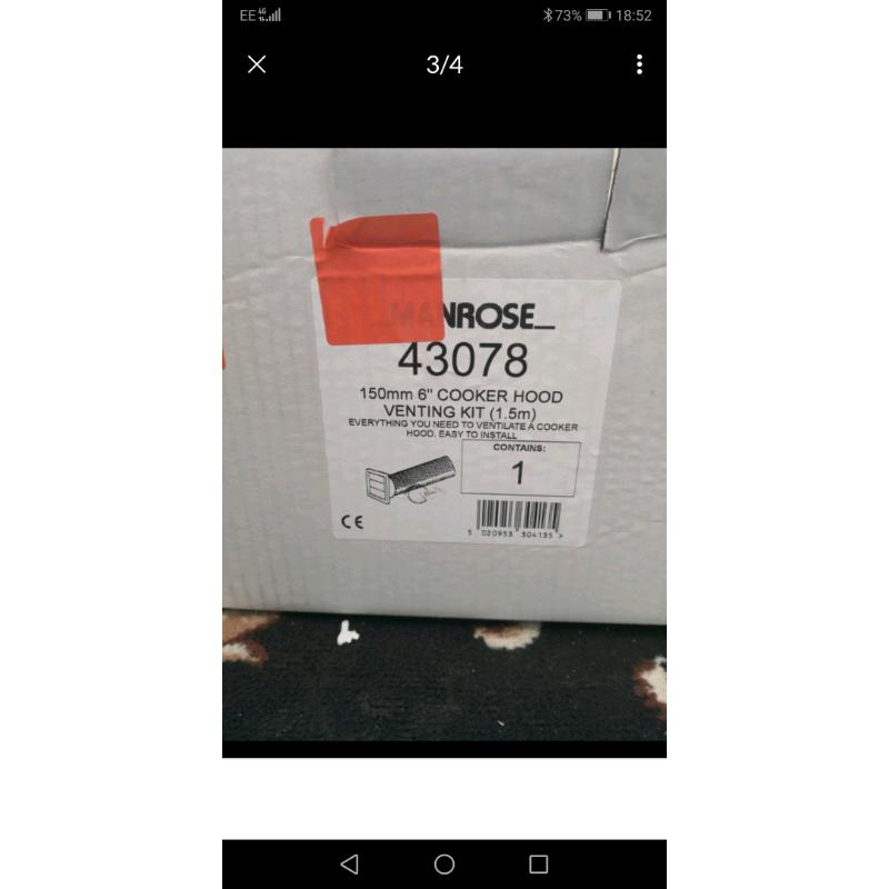 Cooker hood venting kit