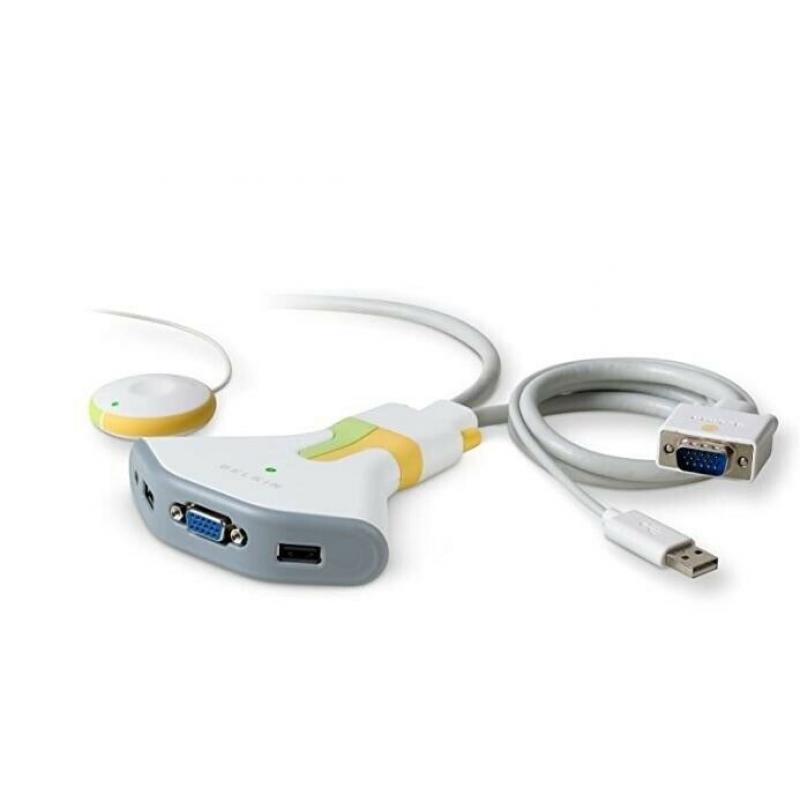 Belkin Switch 2 Belkin Belkin Switch2 for PC USB - KVM switch - 2 ports