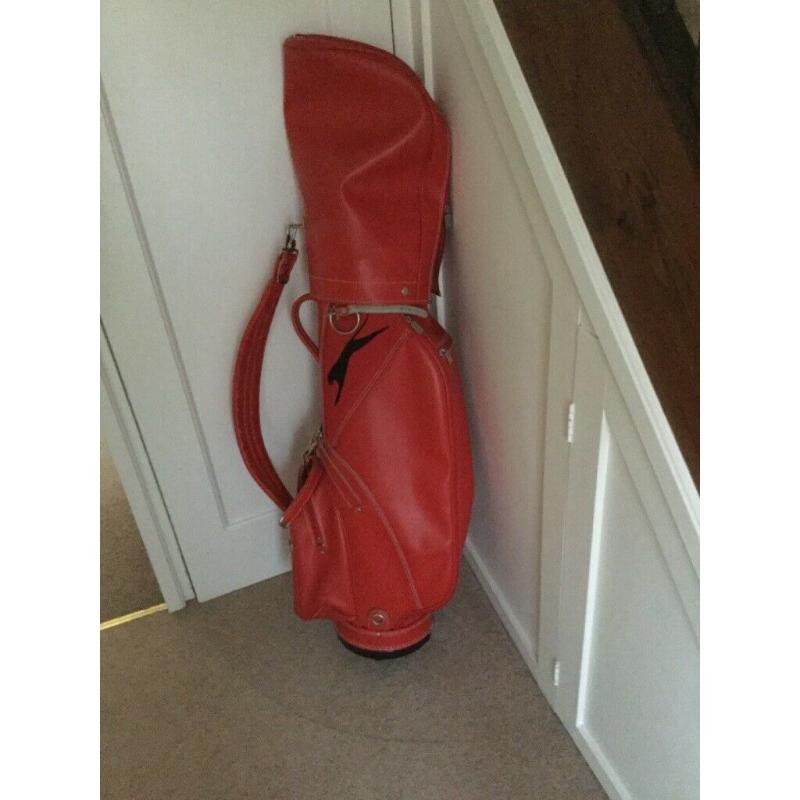 HALF SET WOMENS GOLF CLUBS & SLAZENGER GOLF BAG
