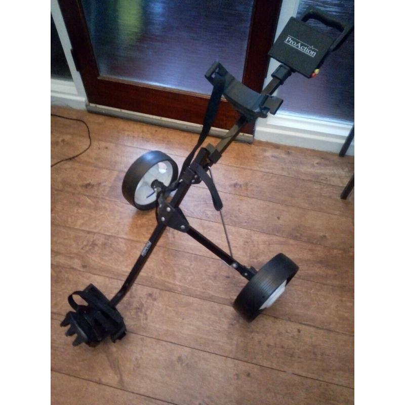 USED PRO ACTION GOLF TROLLEY