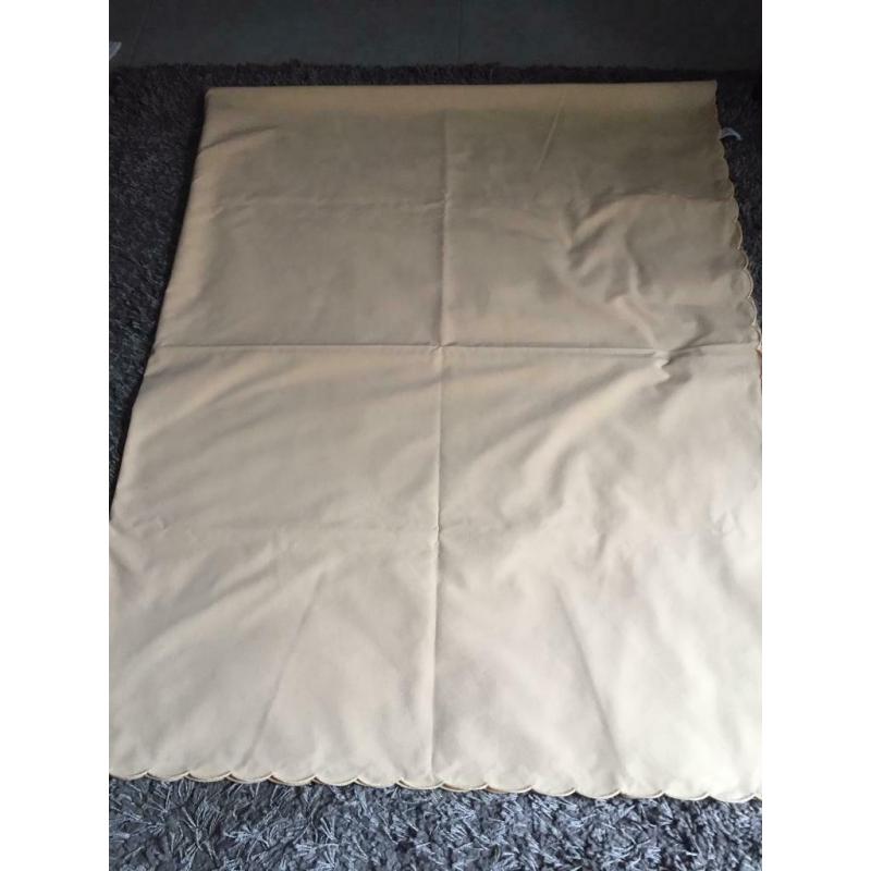 Mustard Tablecloth. 84?x 66? approx.
