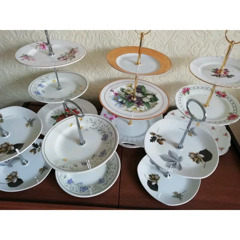 3and 2 tier cake stands