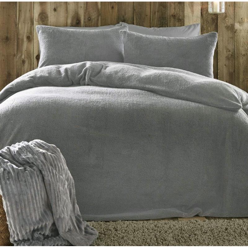 Cosy Teddy Fleece Duvet Cover Set