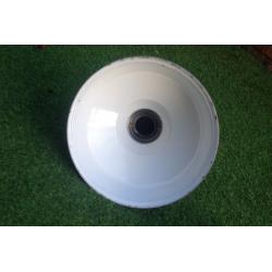 1950 industrial Classic grey enamel lights
