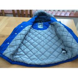 Child?s blue Next anorak age 7