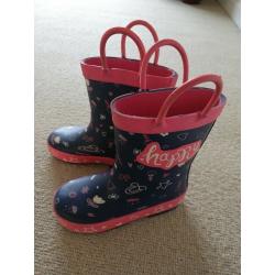 Girls wellies size 6